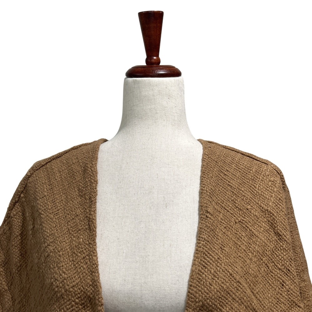 Nomad the Label Small / Medium Bloom Cotton Shrug in Desert Sand Boxy Boho - Picture 6 of 13